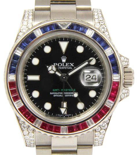 rolex gmt ruby sapphire|rolex ruby sapphire for sale.